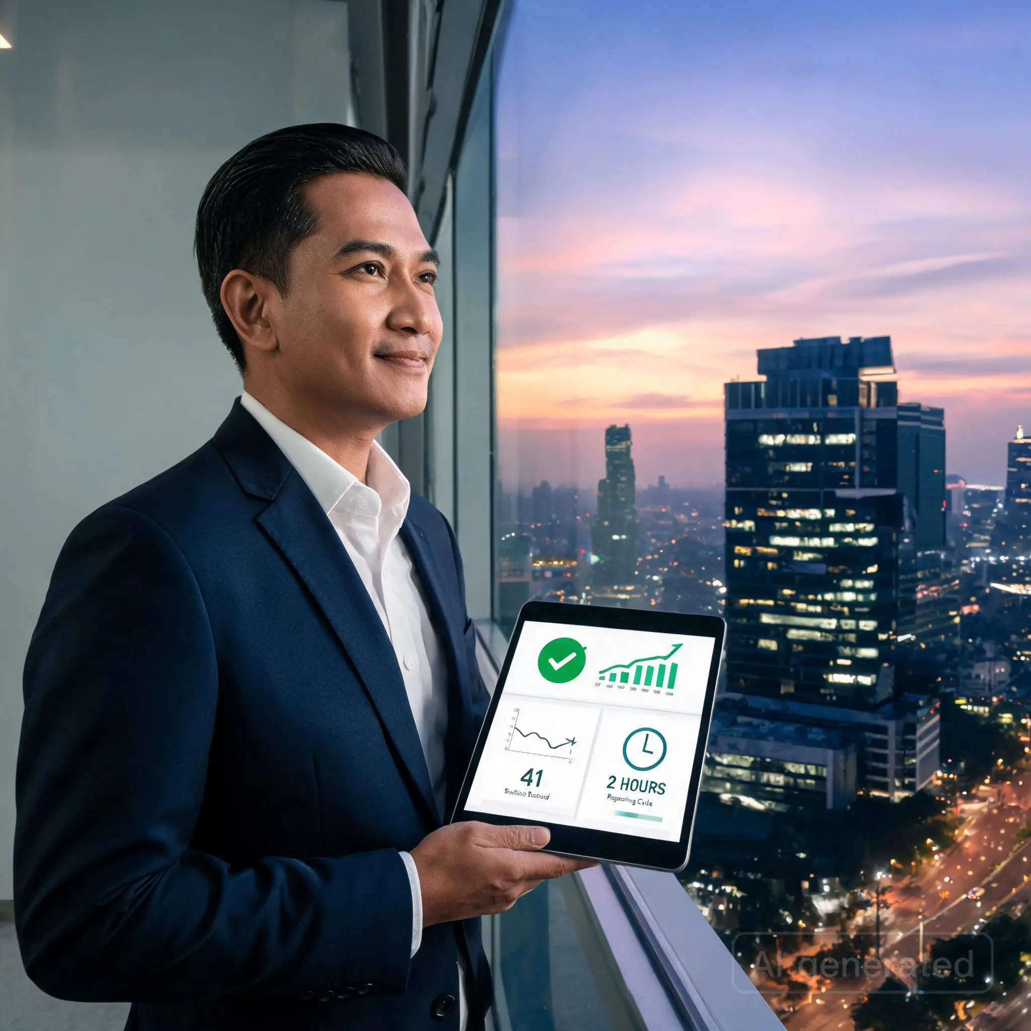 Ilustrasi Skala Korporat: Menyatukan Data Ribuan Distributor dengan AI
