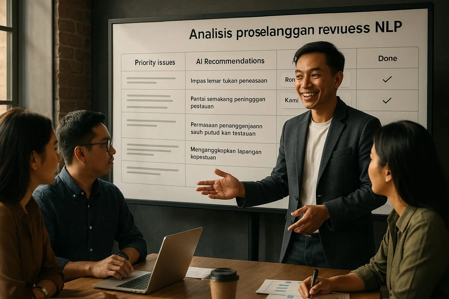 Ilustrasi Cara AI Membaca Slang Indonesia di Review Marketplace 2026