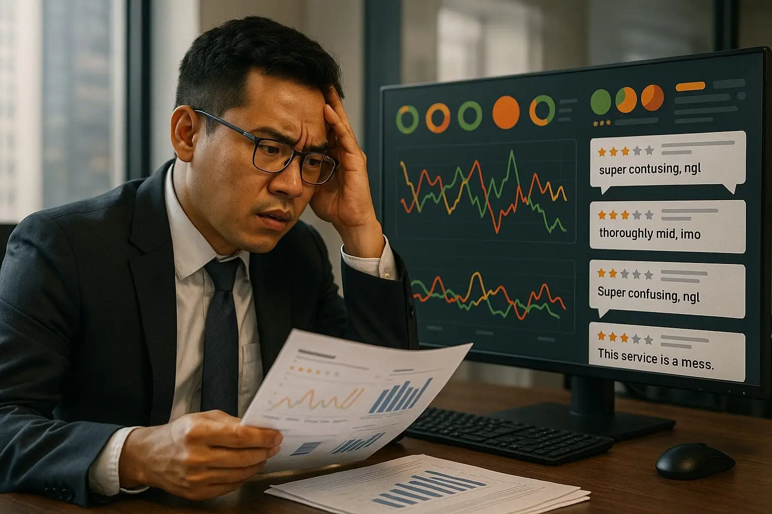 Ilustrasi Cara AI Membaca Slang Indonesia di Review Marketplace 2026