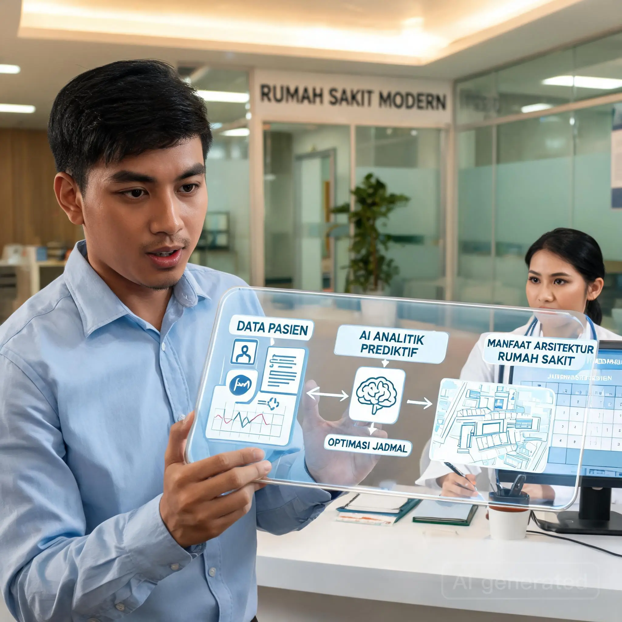 Ilustrasi Memprediksi Lonjakan Pasien Klinik Melalui Data Tren Kesehatan