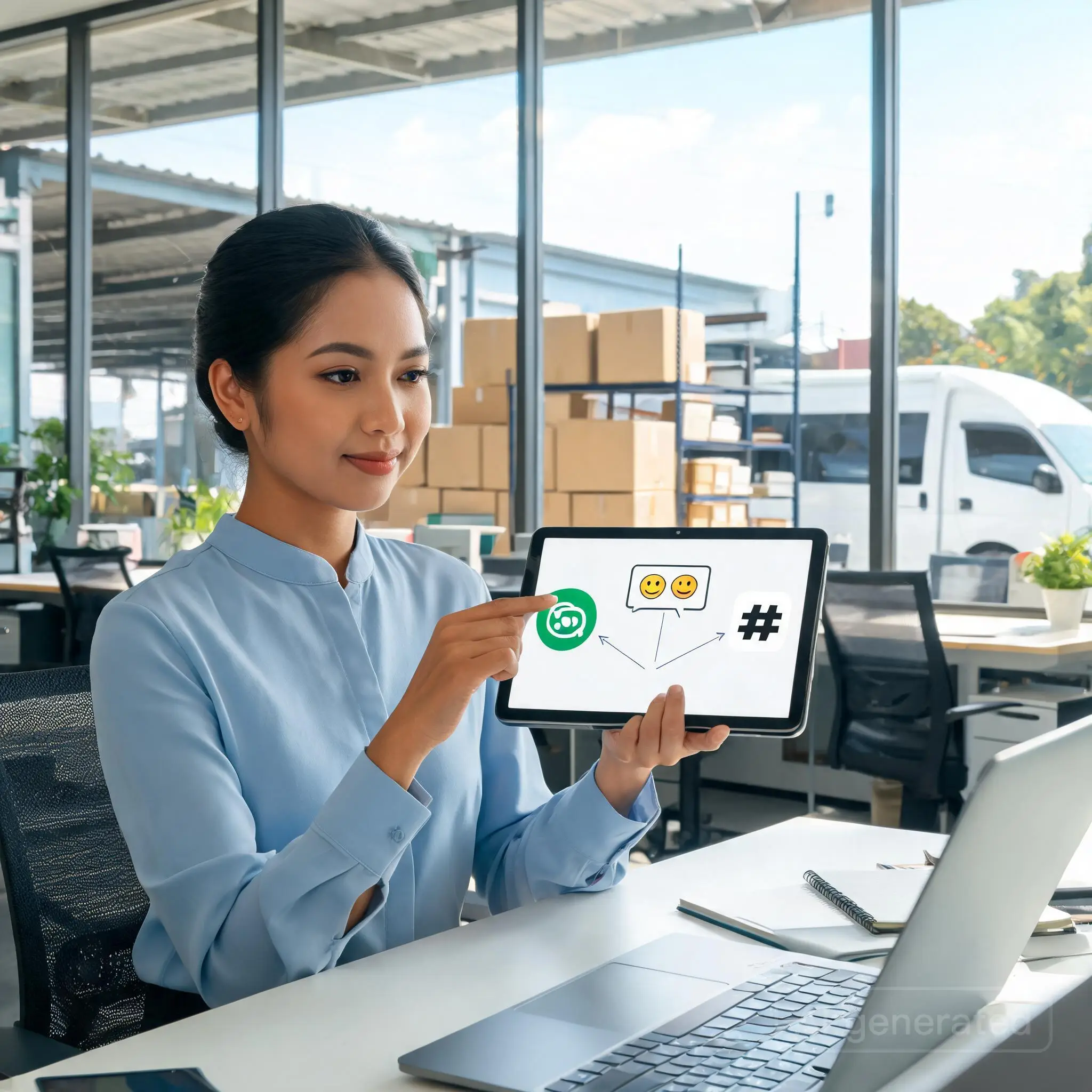 Ilustrasi Analisis Ribuan Ulasan Tokopedia dalam Detik dengan AI Sentimen