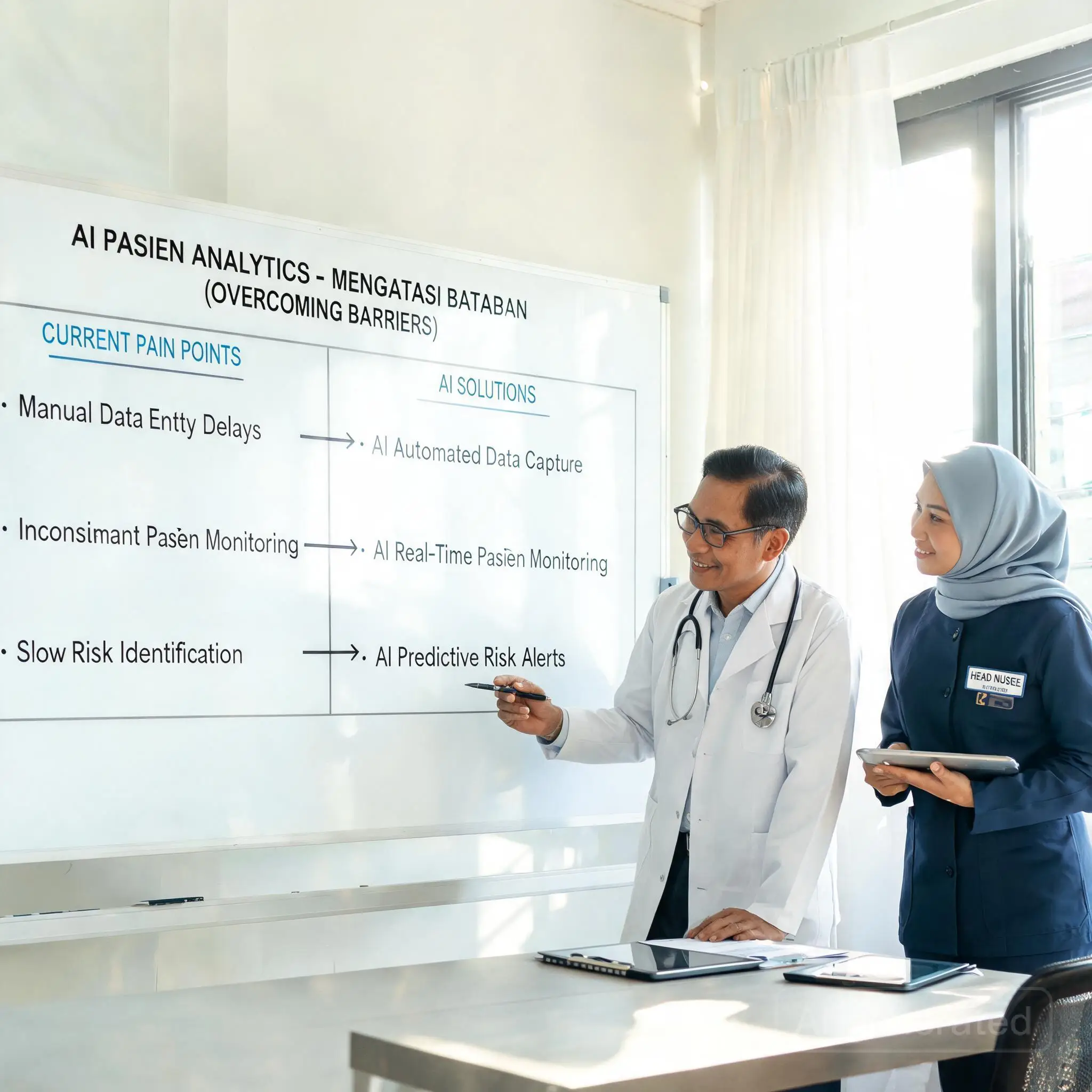 Ilustrasi Memprediksi Lonjakan Pasien Klinik Melalui Data Tren Kesehatan