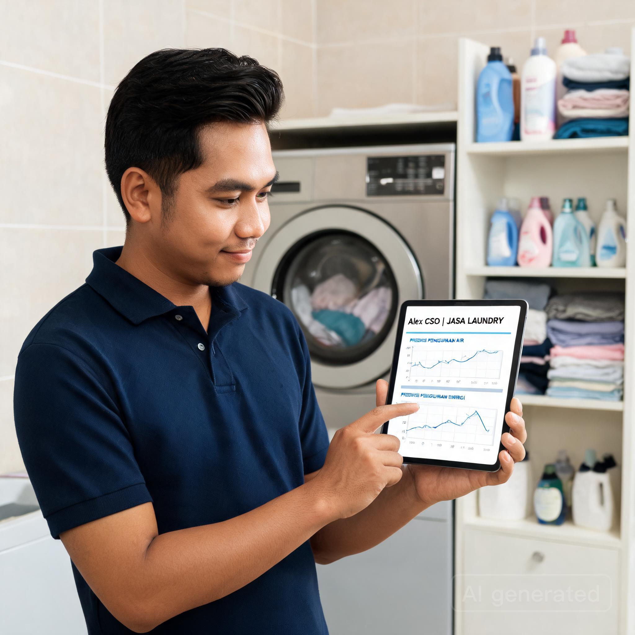 Alex CSO untuk jasa laundry bagian 3