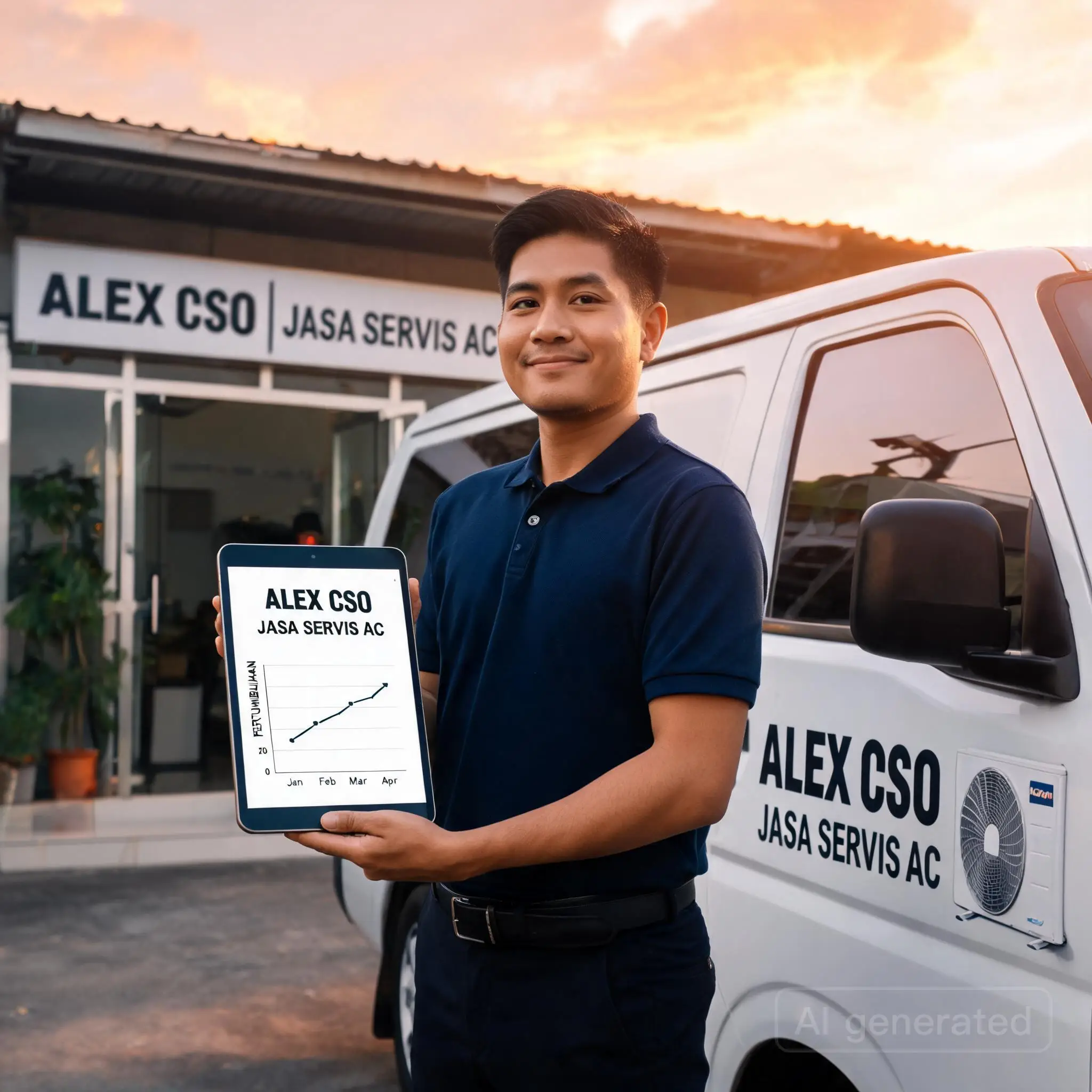 Alex CSO untuk jasa servis AC bagian 5