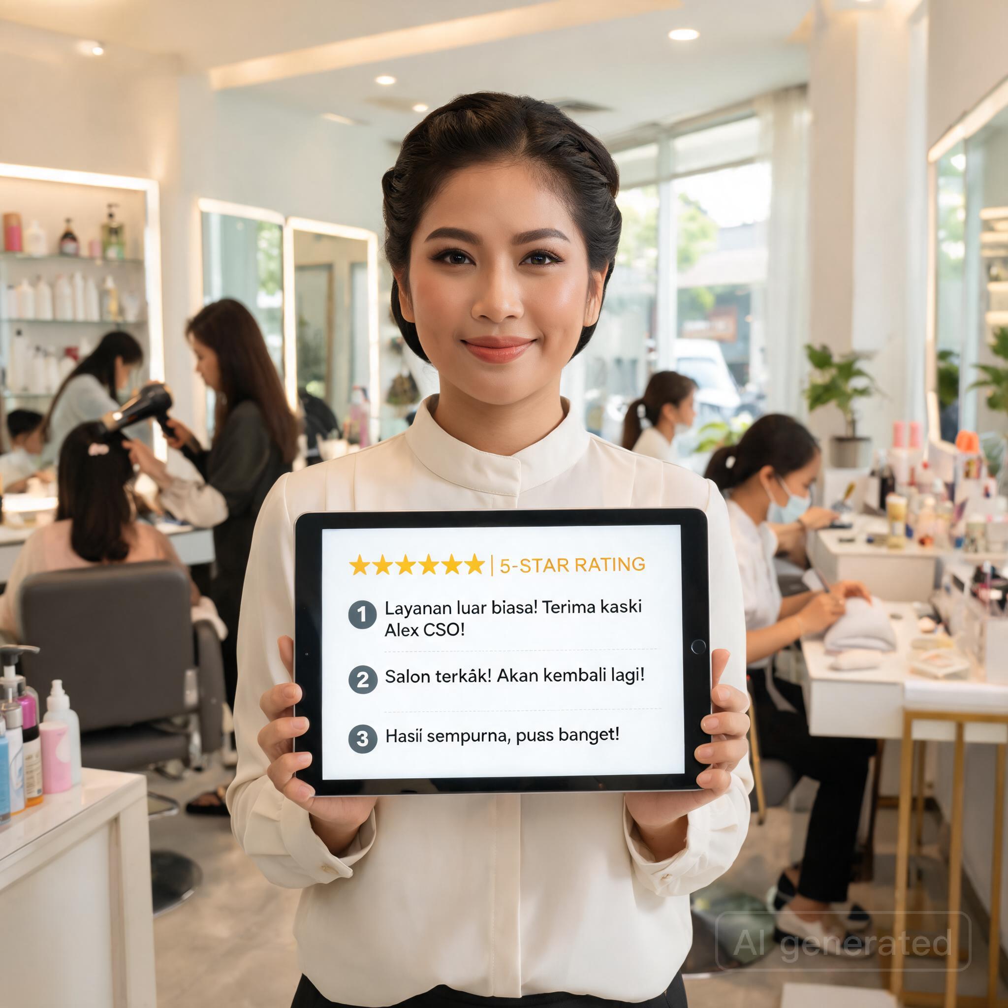 Alex CSO untuk salon kecantikan bagian 5