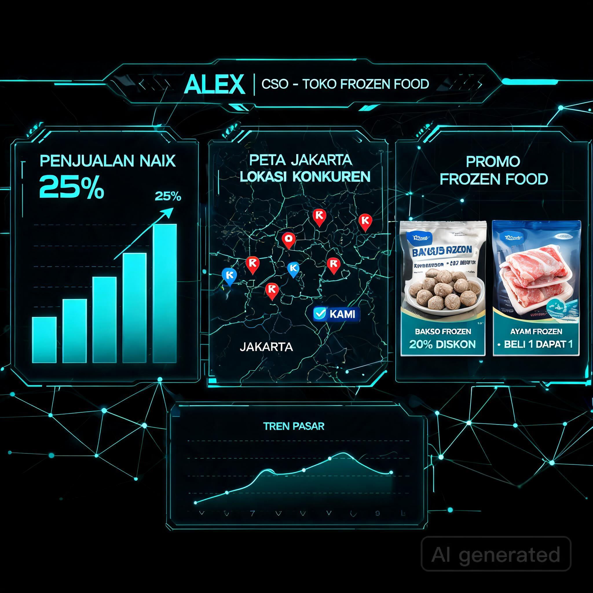 Alex Cso Untuk Toko Frozen Food Meningkatkan Penjualan Frozen Food Dengan Ai Analisis Kompetitor Toko Frozen Food Jakarta Strategi Promosi Frozen Food 1