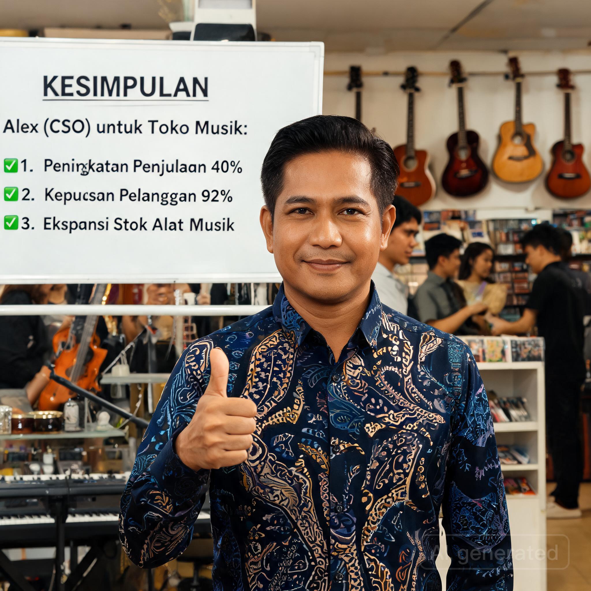 Alex CSO untuk toko musik bagian 5