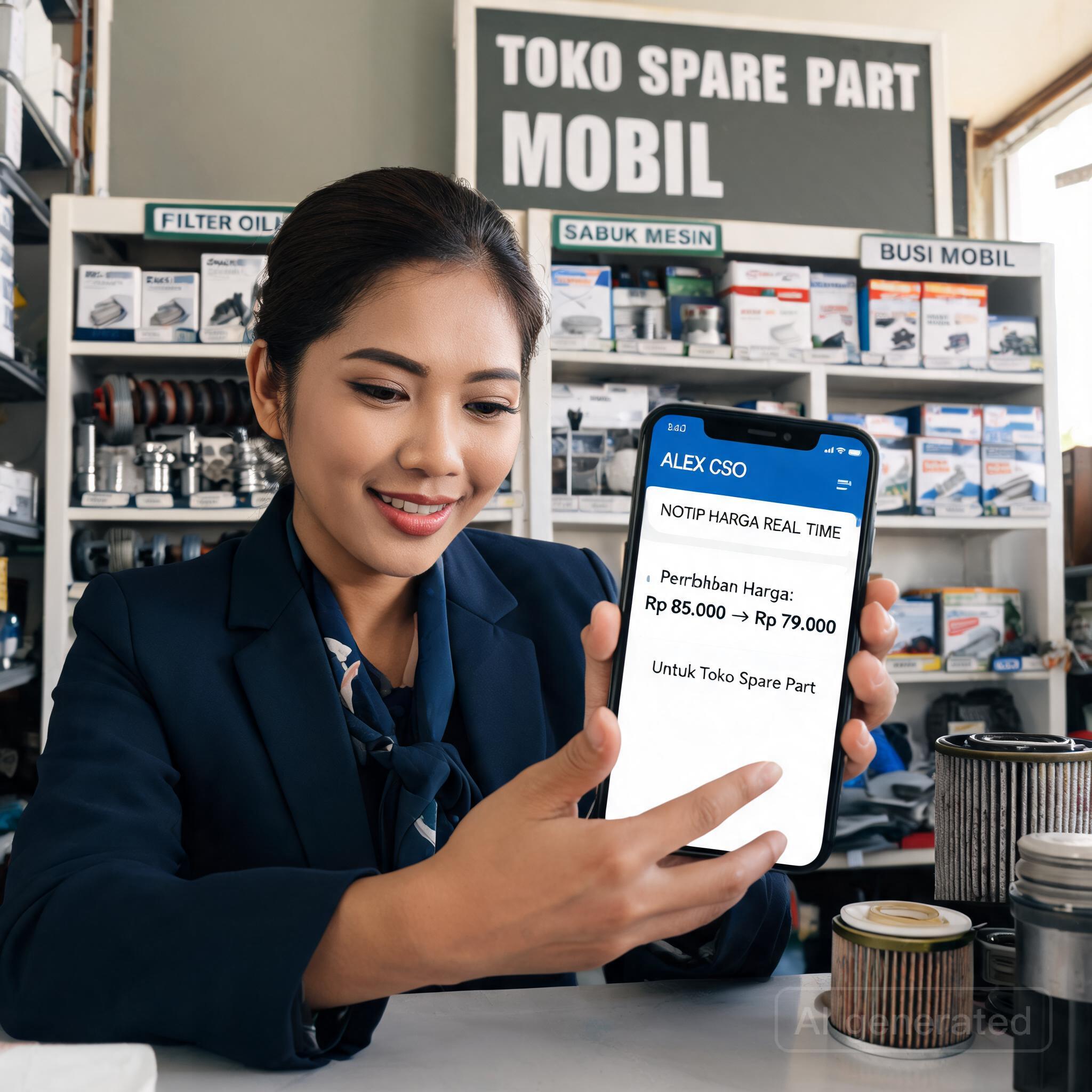 Alex CSO untuk toko spare part bagian 2