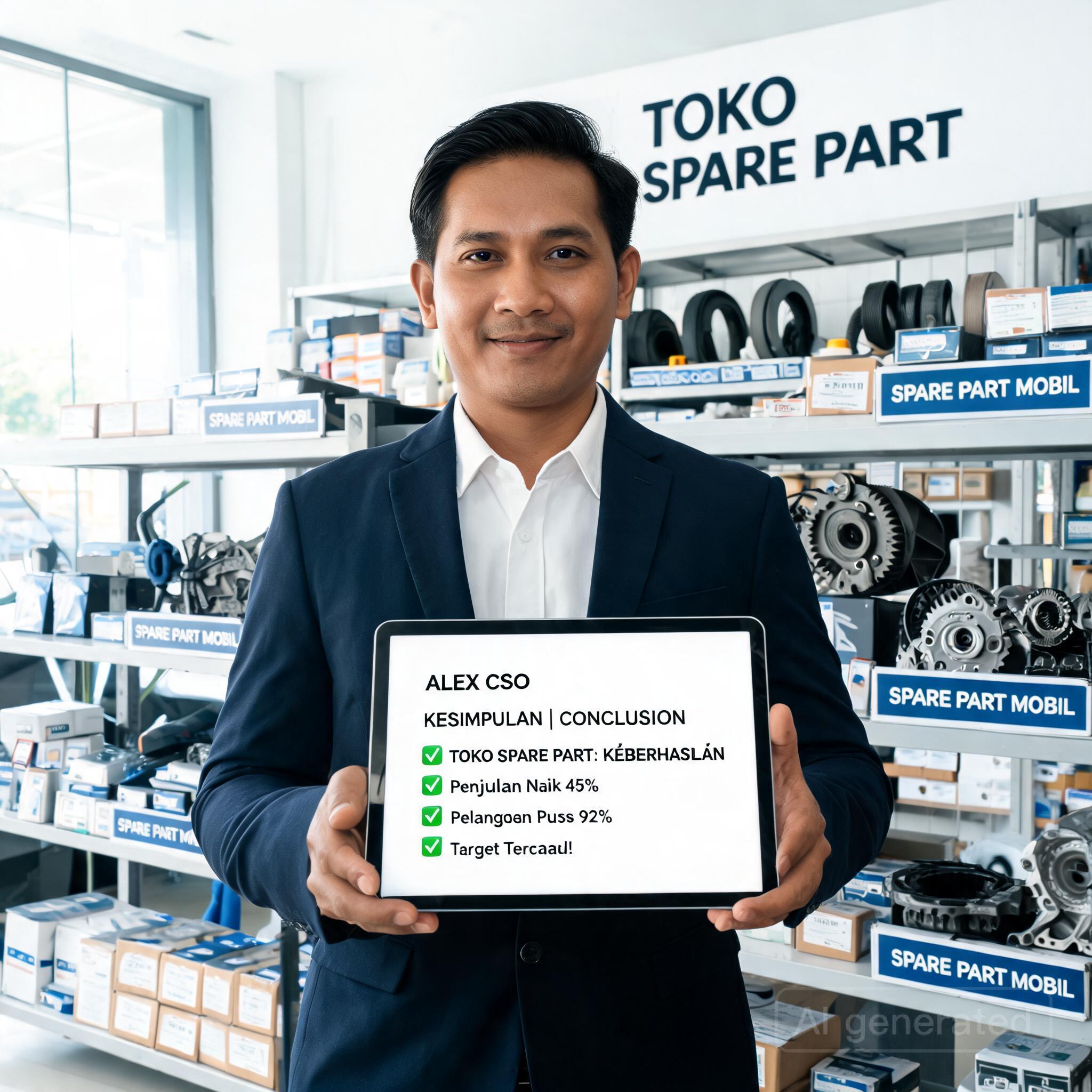 Alex CSO untuk toko spare part bagian 5