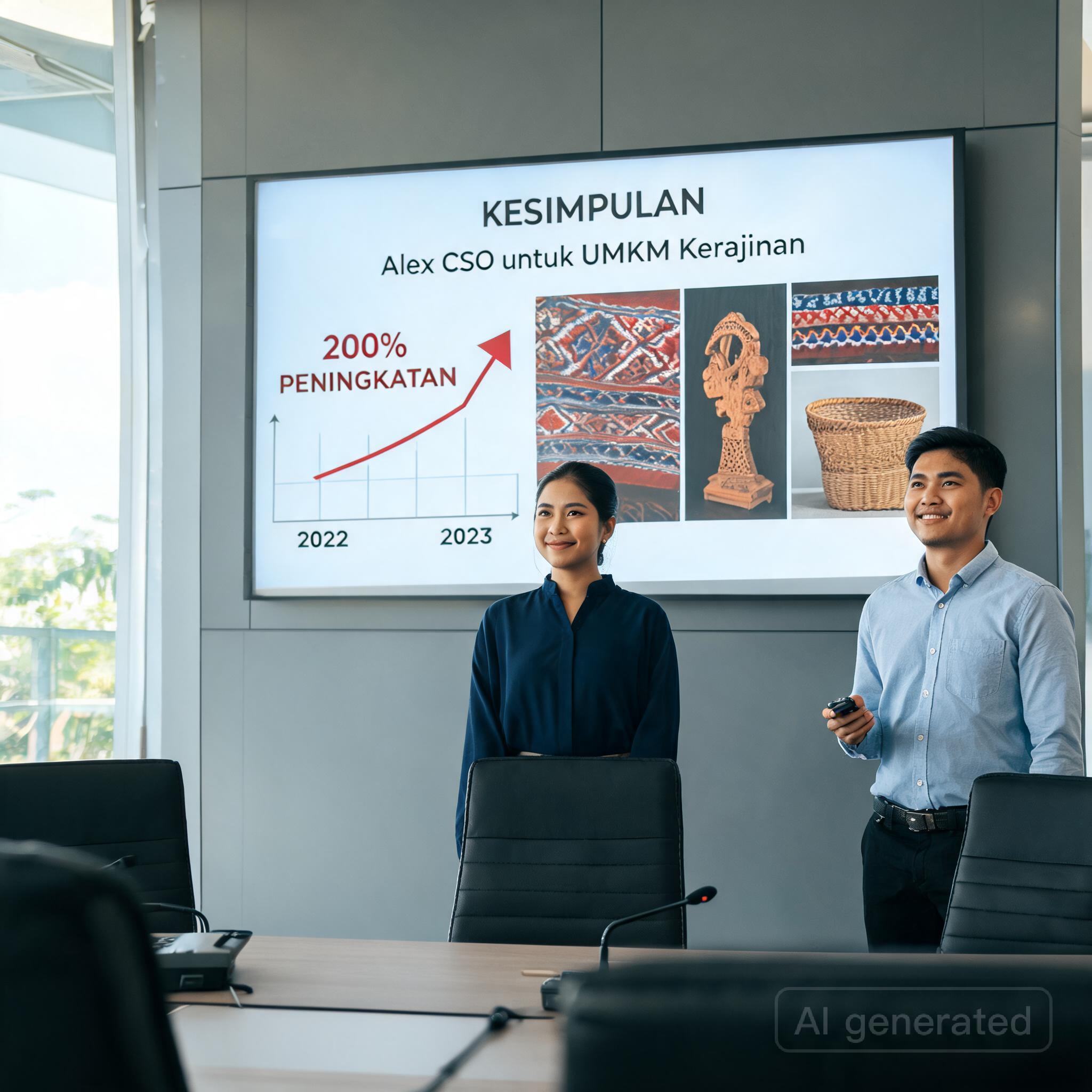 Alex CSO untuk UMKM kerajinan bagian 5