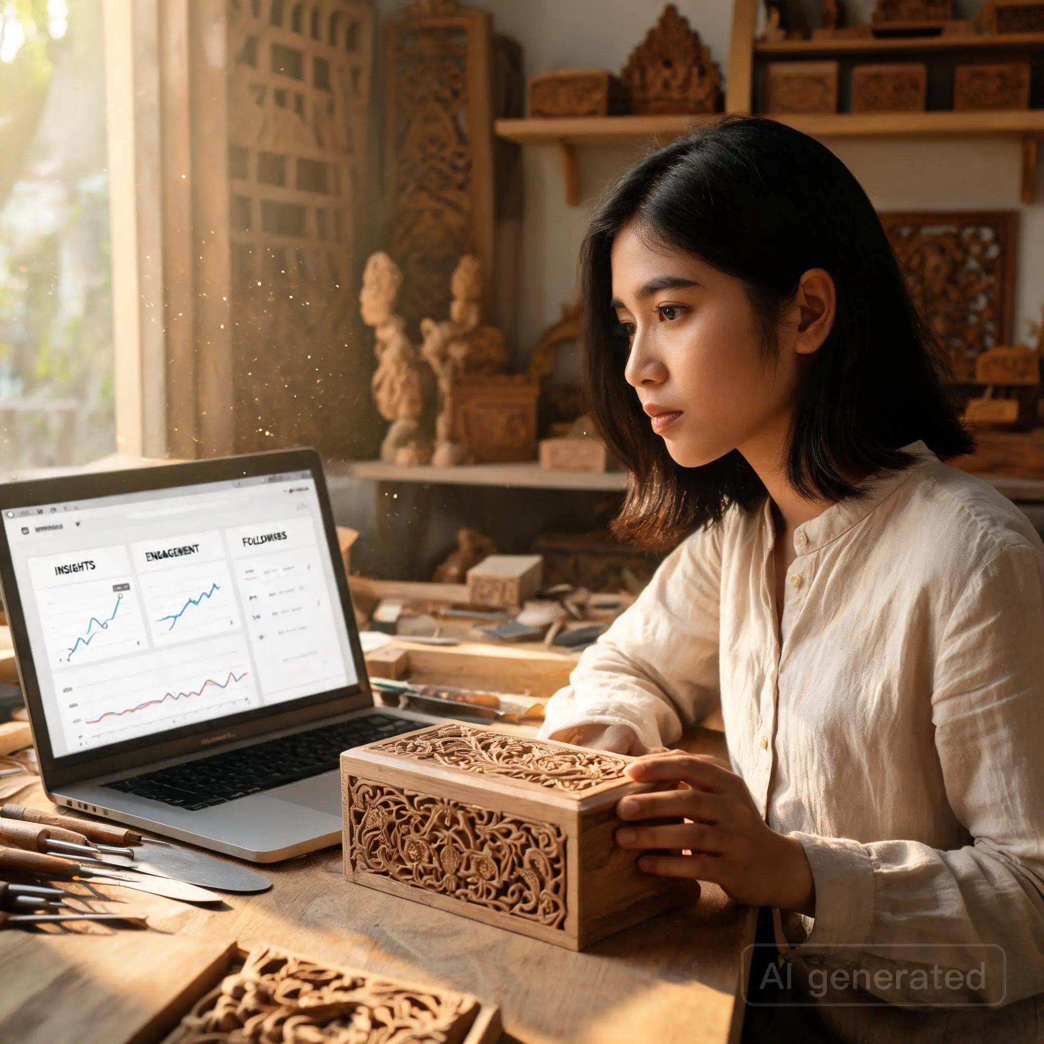 Alex CSO untuk UMKM kerajinan kayu bagian 1