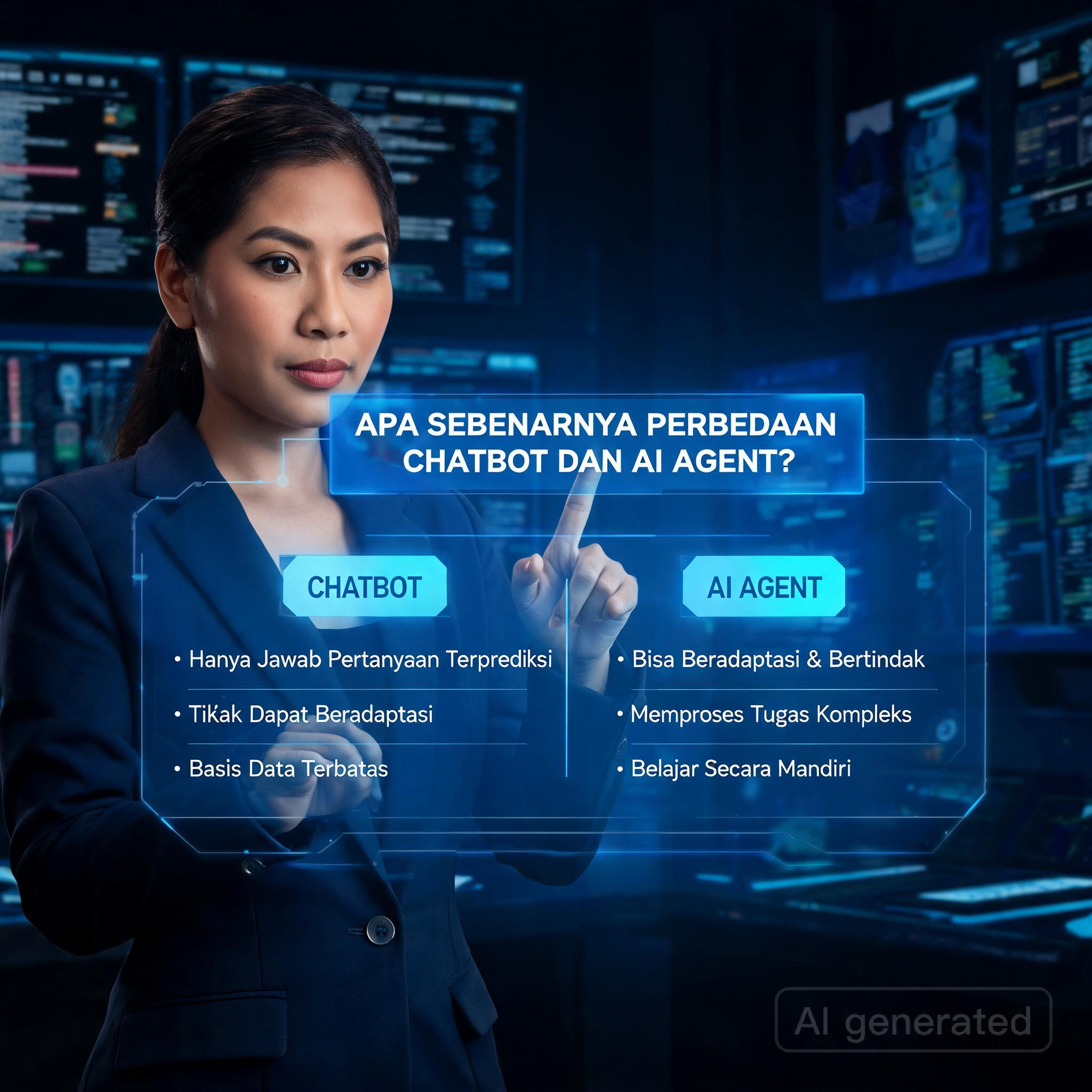 Perbedaan Chatbot dan AI Agent bagian 1