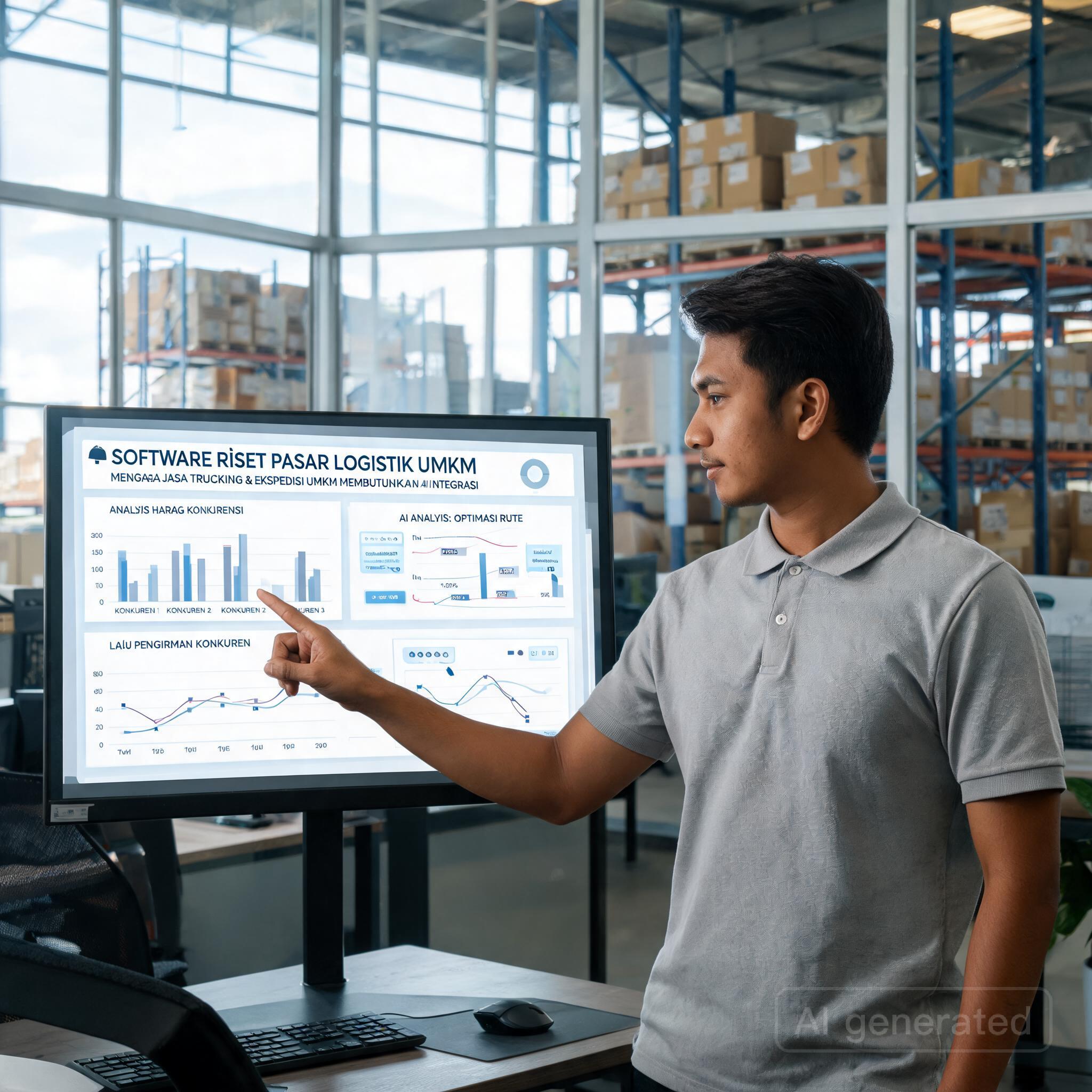 Software riset pasar logistik UMKM bagian 1